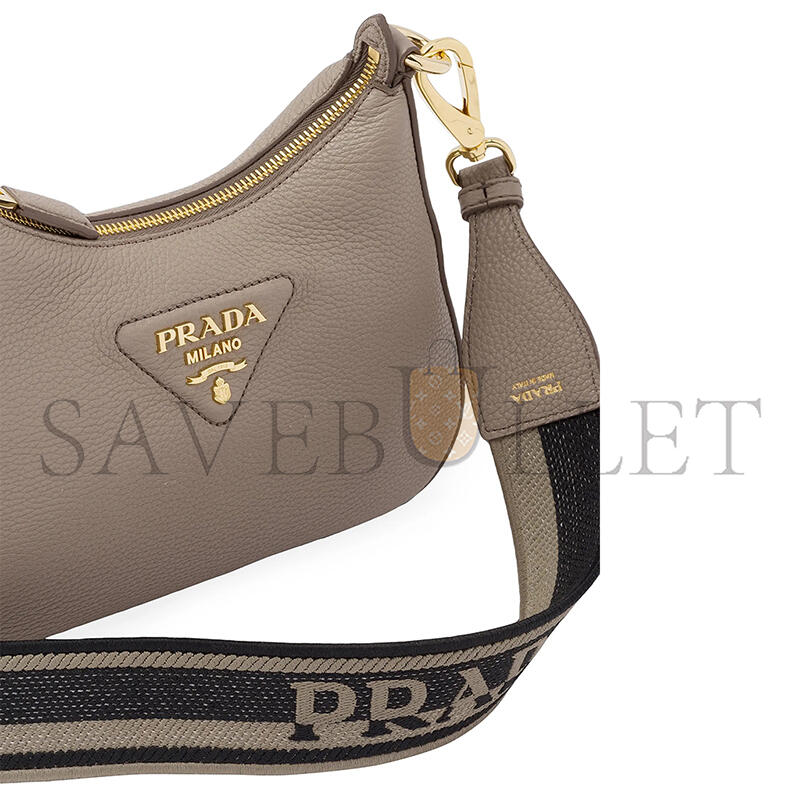 PRADA SHOULDER BAG IN LEATHER 1BH193 (24*18*6cm)